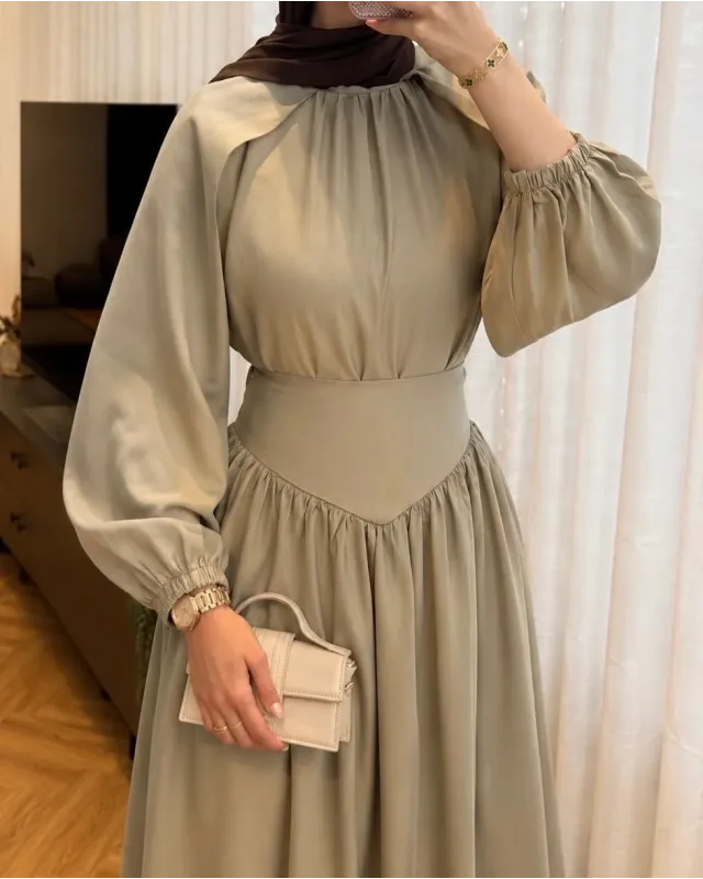 Light Olive Corset Waist Set Light Olive Corset Waist Set