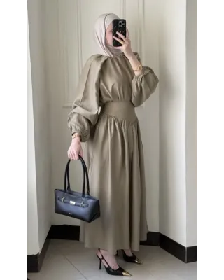 Light Olive Corset Waist Set