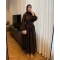 Brown Corset Waist Set