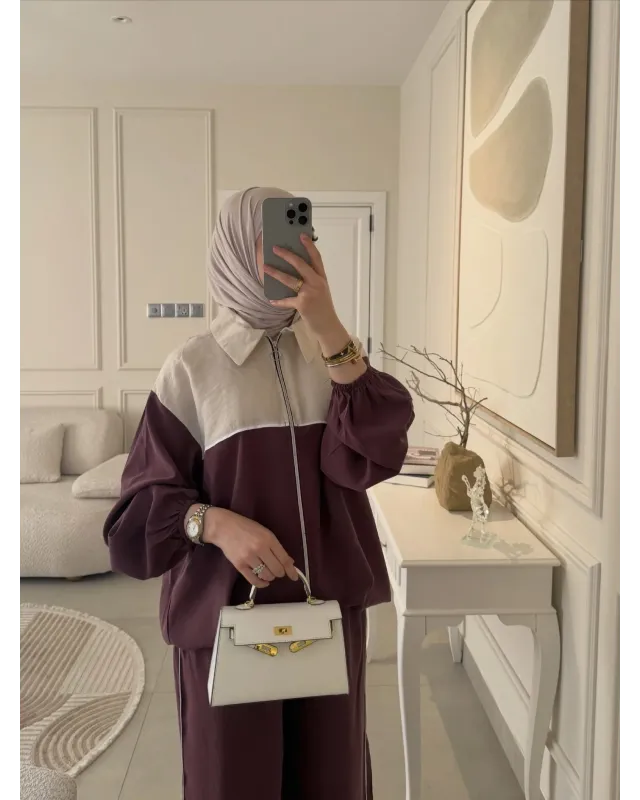 Tencel Modal Training Set – Burgundy