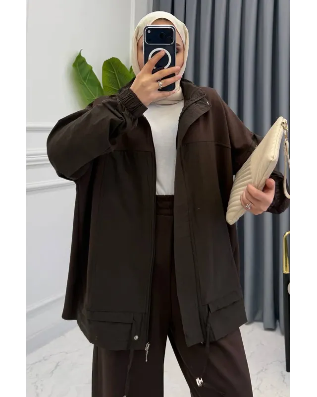 Brown Activewear Set