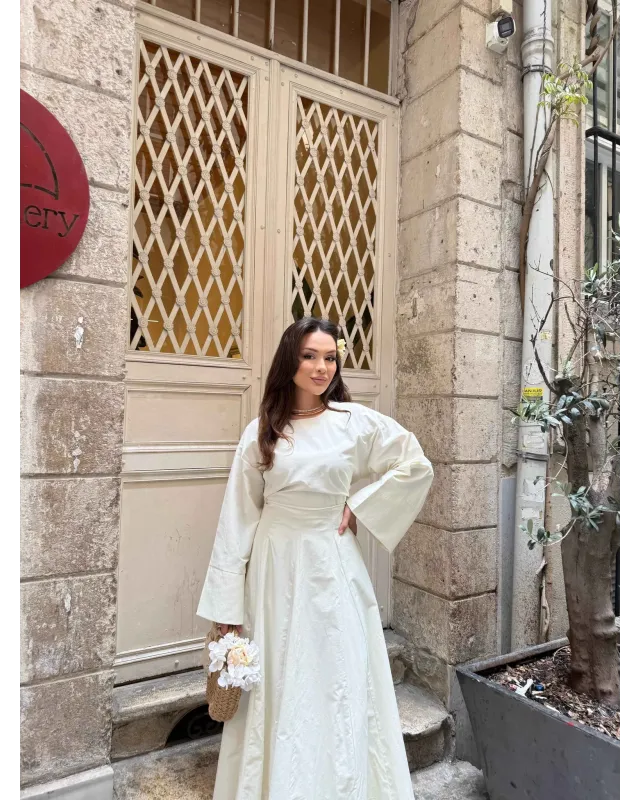 Ivory Chic Asymmetric Top Set