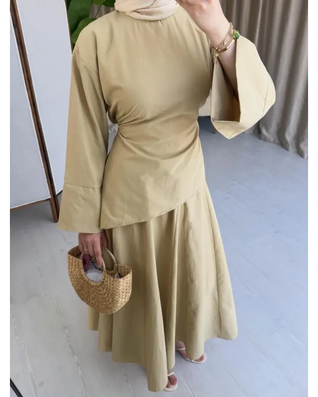Soft Pistachio Chic Asymmetric Top Set Soft Pistachio Chic Asymmetric Top Set
