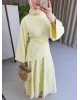 Lemon Chic Asymmetric Top Set