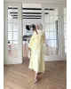 Puff Sleeve Skirt Set– Yellow