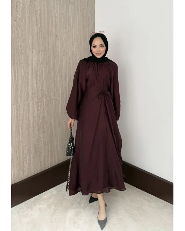 Puff Sleeve Skirt Set– Burgundy Puff Sleeve Skirt Set– Burgundy