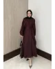 Puff Sleeve Skirt Set– Burgundy Puff Sleeve Skirt Set– Burgundy