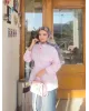 Pink Pleated Shirt