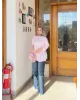 Pink Pleated Shirt