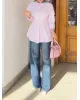 Pink Pleated Shirt