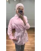 Pink Pleated Shirt Pink Pleated Shirt