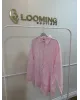 Pink Pleated Shirt Pink Pleated Shirt