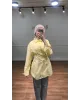 Yellow Pleated Shirt Yellow Pleated Shirt
