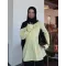 Yellow Pleated Shirt