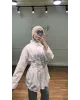 White Pleated Shirt