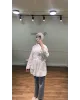 White Pleated Shirt