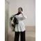 White Pleated Shirt