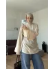 Cream Modal Blouse