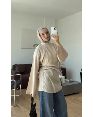 Cream Modal Blouse