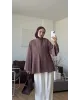 Light Brown Modal Ruffle Blouse