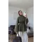 Soft Olive Green Modal Ruffle Blouse