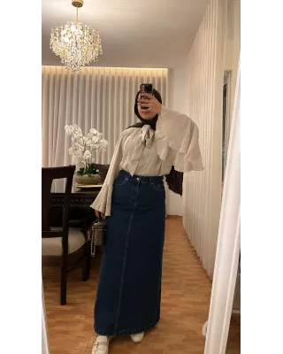 Classic Straight Midi Skirt