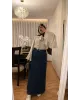 Classic Straight Midi Skirt