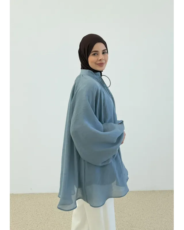 Women's Premium Petrol Blouse