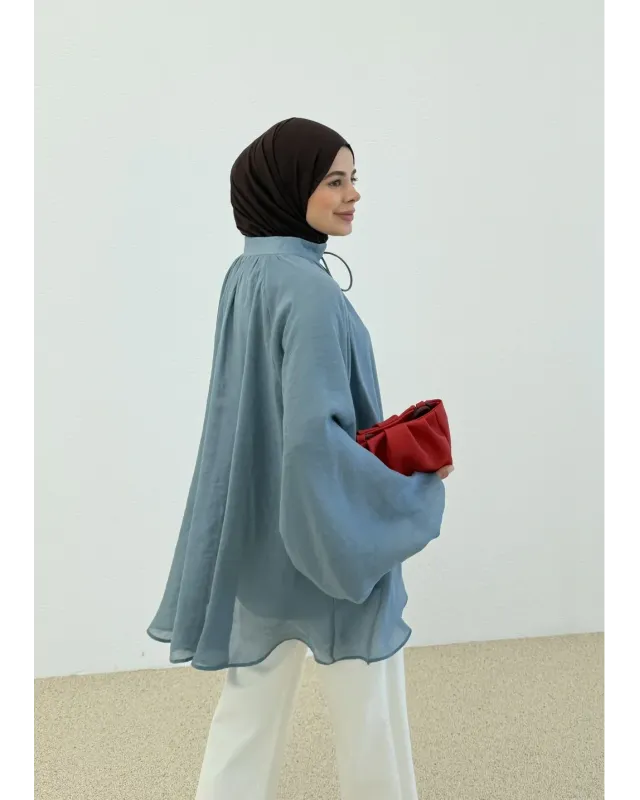 Women's Premium Petrol Blouse