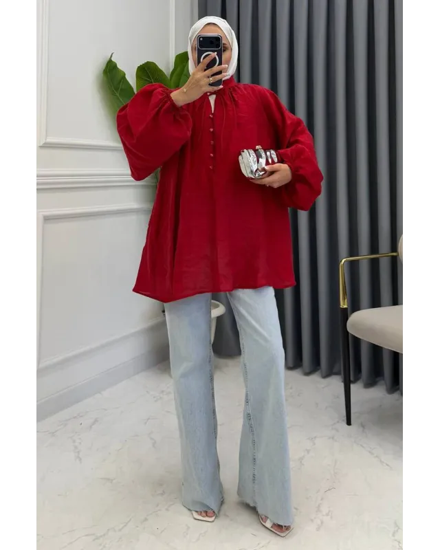 Women's Premium Red Blouse