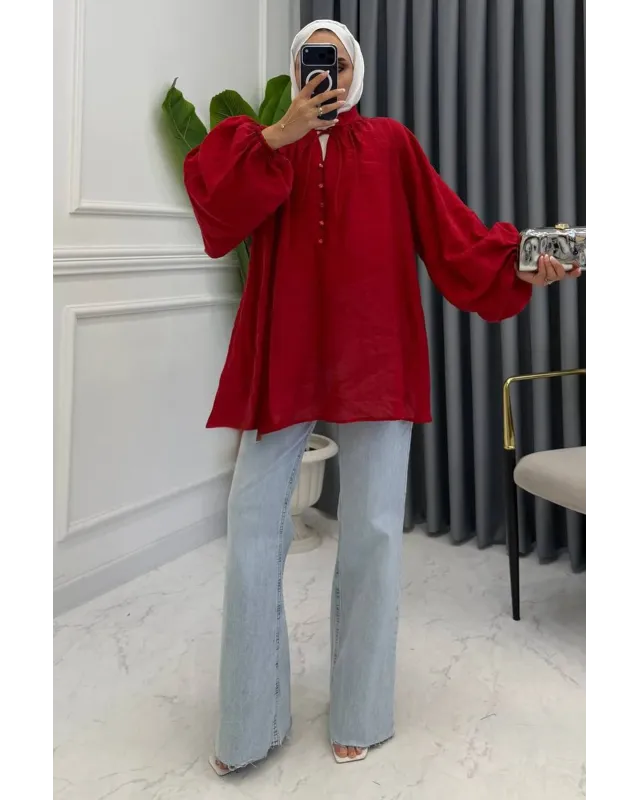 Women's Premium Red Blouse