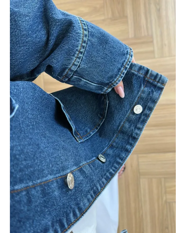 Royal Blue Denim Jacket