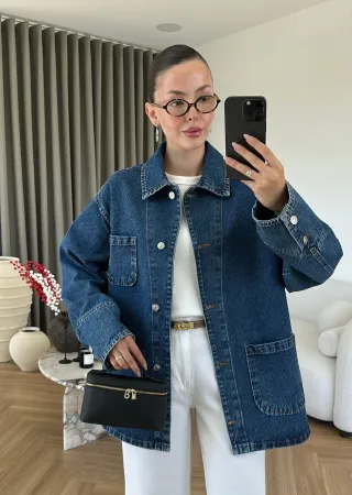 Royal Blue Denim Jacket