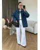 Royal Blue Denim Jacket