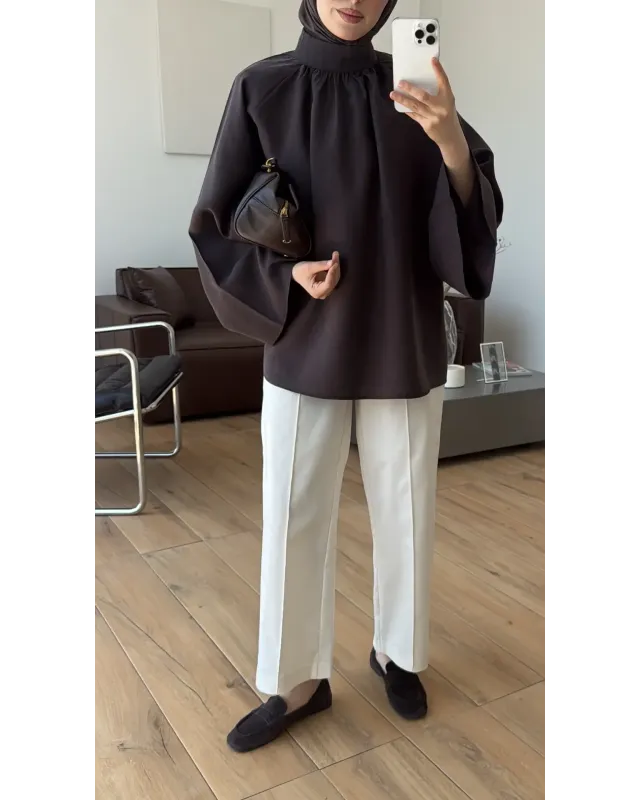 Flowy Brown Shirt