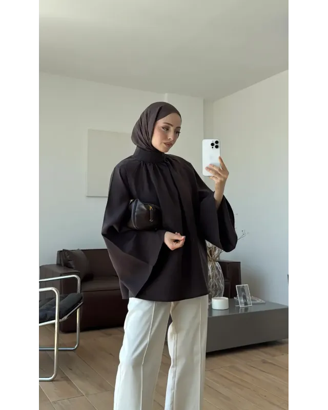 Flowy Brown Shirt