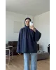 Flowy Navy Shirt