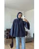 Flowy Navy Shirt