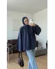 Flowy Navy Shirt