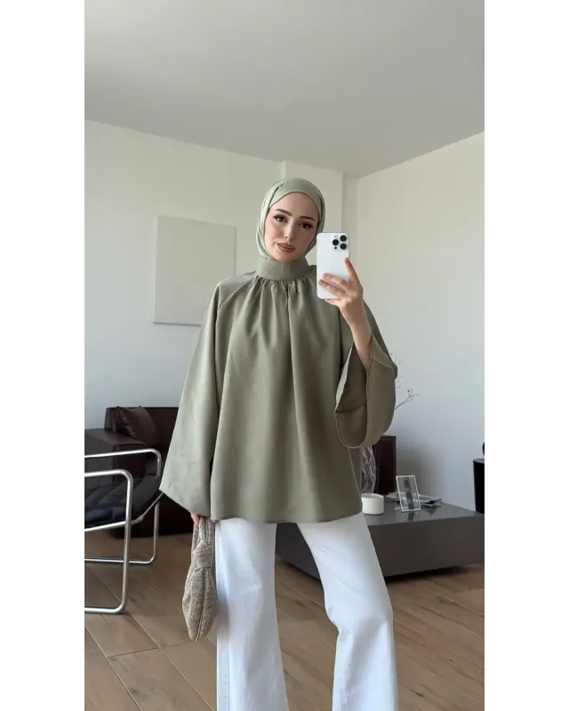 Flowy Pistachio Green Shirt