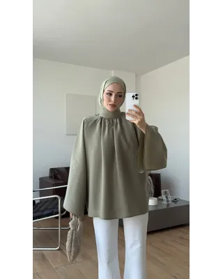 Flowy Pistachio Green Shirt