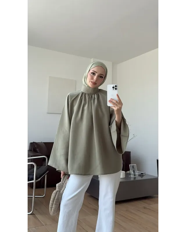 Flowy Pistachio Green Shirt