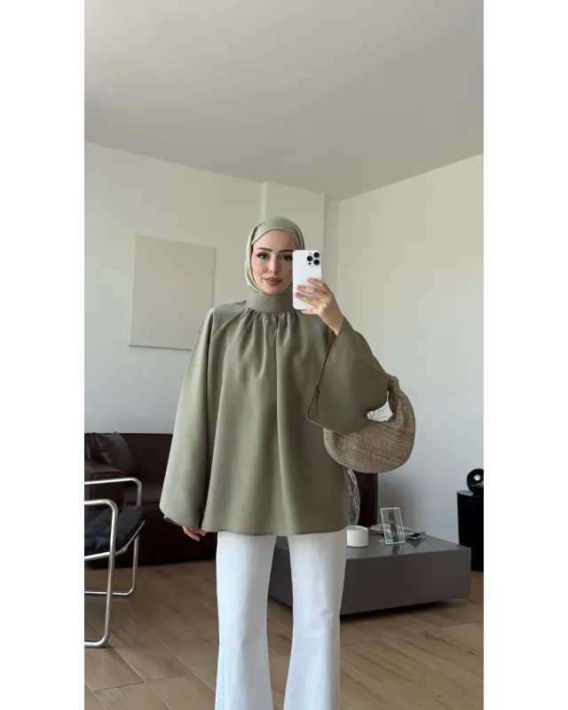 Flowy Pistachio Green Shirt