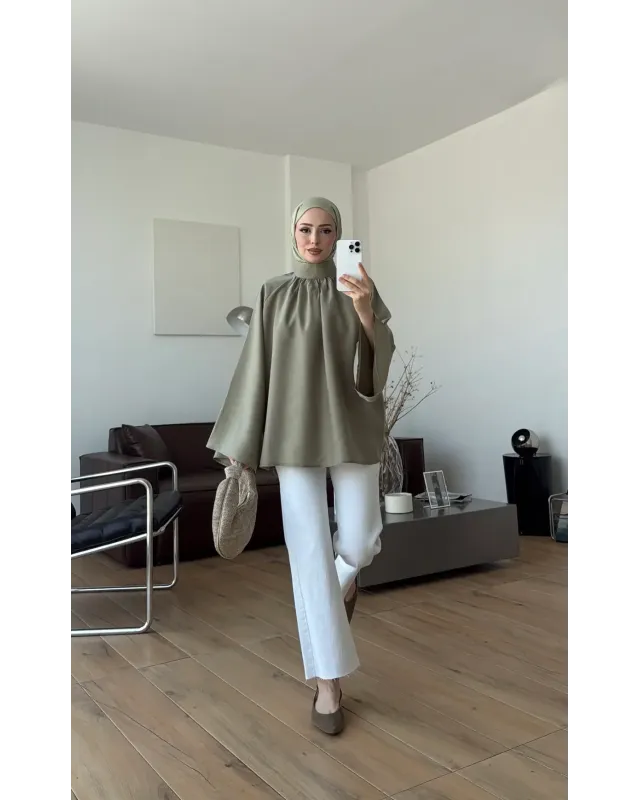 Flowy Pistachio Green Shirt