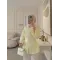 Buttoned Voile Shirt – Lemon Yellow