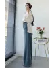 Wide Leg Jeans – Classic Blue Wash code:709