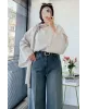 Wide Leg Jeans – Classic Blue Wash code:709