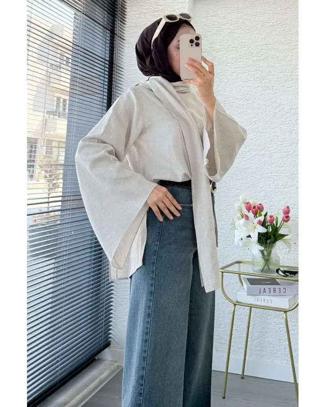Wide Leg Jeans – Classic Blue Wash code:709