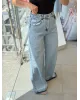 Light Blue Wide Leg Jeans