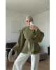 Light Green Flowy Sleeve Blouse